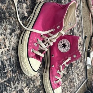 Converse Women's Pink High-Top Sneakers